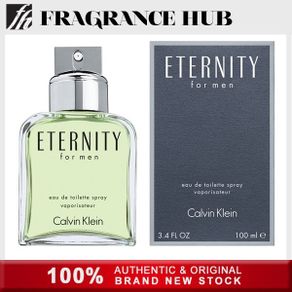 [Original] Calvin Klein cK Eternity EDT Men 100ml | By: Fragrance Hub | FragranceHUB| 100% Authentic |