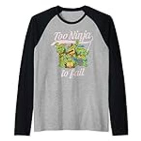 Nickelodeon Teenage Mutant Ninja Turtles Too Ninja Raglan Baseball Tee