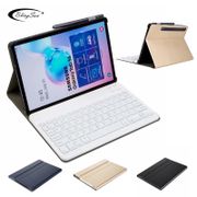 Keyboard Case for Samsung Galaxy Tab S6 10.5 2019 SM-T860/SM-T865 T860 PU Leather Stand Removable Keyboard Tablet Smart Cover