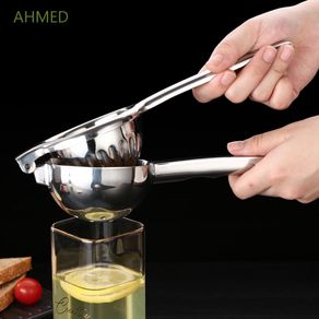 AHMED Portable Lime Clamp Manual Orange Juicer Lemon Squeezer Cooking Fruit Stainless Steel Kitchen Multifunction Citrus Press/Multicolor