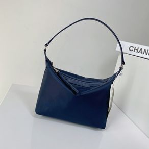 Longchamp Le Pliage Hobo Shoulder Bag Blue NWT