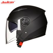 Motorcycle Helmets Electric Bicycle Helmet Open Face Dual Lens Visors Men Women Summer Scooter Motorbike Moto Bike Helmet