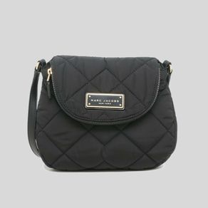 MARC JACOBS M0016679 BLACK QUILTED NYLON GOLD HARDWARE MINI WOMEN