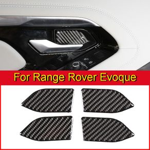 Real Carbon fiber Door Handle Bowl Cover For Land Rover Range