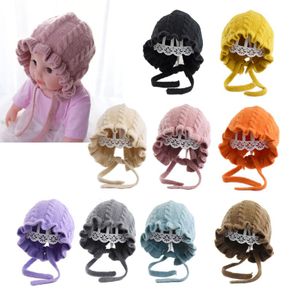Princess Baby Girls Knit Winter Warm Hat Newborn Bonnet Enfant Hats Kids Cap