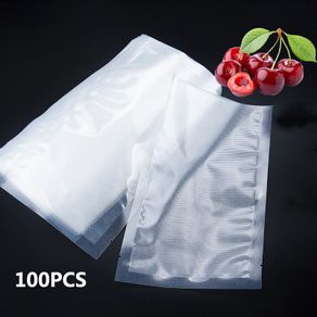 100PCS/LOT vacuum sealer Plastic Storage bag for vacuum sealing machine for  pack food saver Packaging