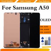 LCD For Samsung Galaxy A50 SM-A505FN/DS A505F/DS A505 LCD Display Touch Screen Digitizer Replacement With Frame