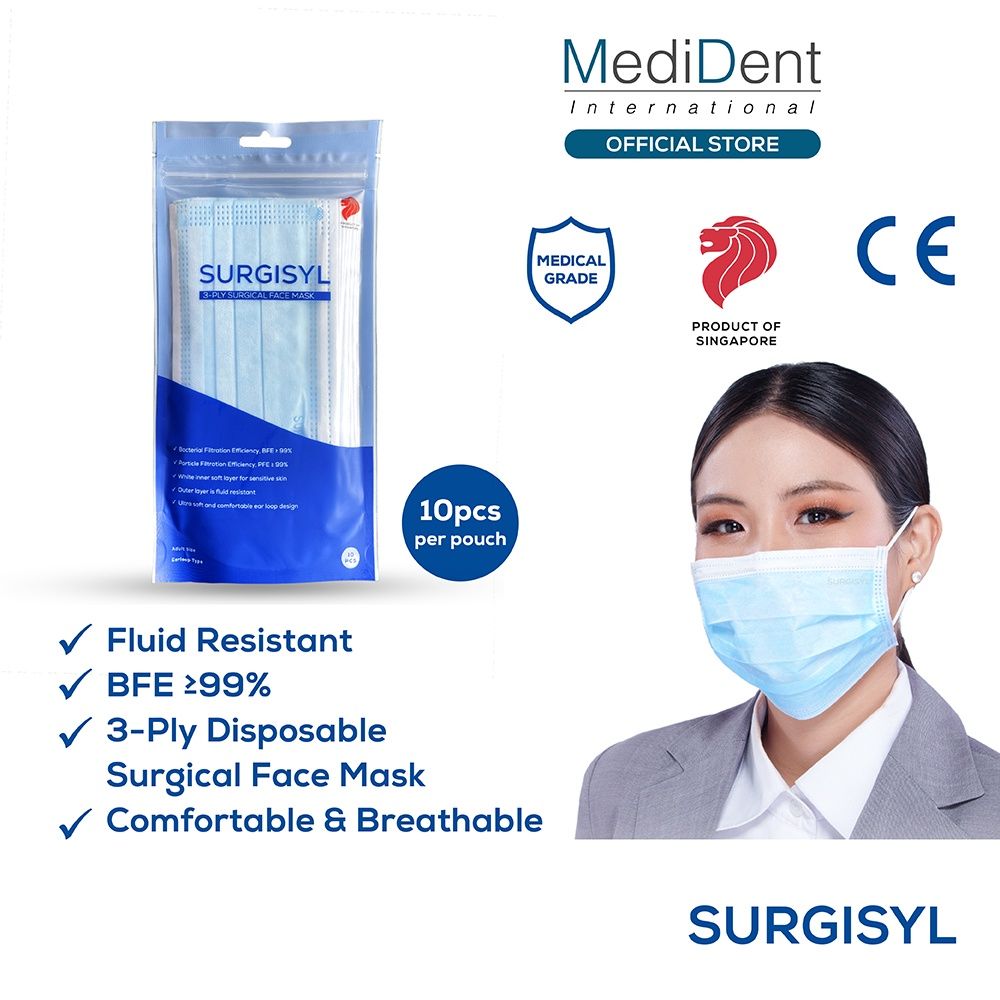 surgisyl 3 ply surgical mask