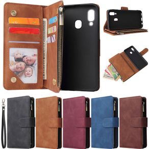 Flip PU Leather Magnetic Stand Phone Case For Samsung Galaxy S10 Plus