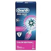 Oral-B Cross Action PRO 500 Edition Electric Toothbrush, Pink