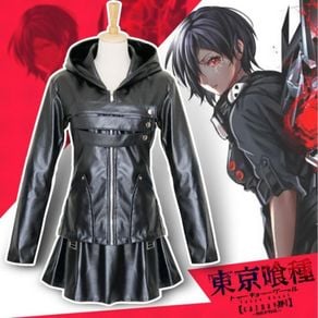 Anime Tokyo Ghoul Ken Kaneki Cosplay Costume Touka Kirishima PU