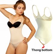 Sexy Thong Bodysuit Shapewear Slimming Underwear Latex Waist Trainer Full Body Shaper Corset Women Modeling Strap Butt Lifter