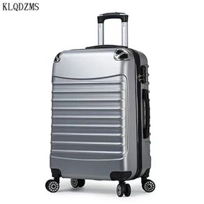 KLQDZMS 2024 Inch High-quality Men's Universal Wheel Trolley Suitcase  Women's Hand Luggage Waterproof Boarding Password Case