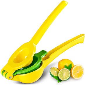 -Premium Quality Metal Lemon Lime Squeezer Manual Press Juicer