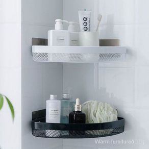 1 bathroom shelf free of punching triangular corner bathroom