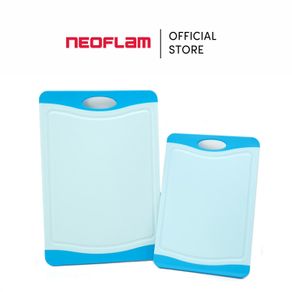 Neoflam Microban Protection Cutting Board 3 Piece Set, Stain & Odor/BPA  Free, Reversable Board, Upgraded Larger Juice Groove, Non-Slip EZ Grip  Handle, Dishwasher Safe,Grey - Yahoo Shopping