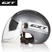 GXT Motorcycle Helmet Summer Open Face Dual Lens Moto Helmet Electric Bicycle Helmet Summer Scooter Motorbike Helmet Casco Moto