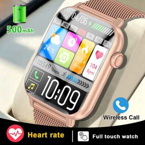 LIGE Bluetooth Call Smart Watches Men Full Touch Screen  Women Health 100+ Sports 500mah Outdoors Waterproof Multifunction Watches Blood Pressure Monitor Smartwatch