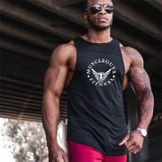 Fitness Workout Brand Fashion Gym Muscle Sleeveless Shirt Tank Top Men Casual O-neck Clothing Bodybuilding Sport Singlets Vest