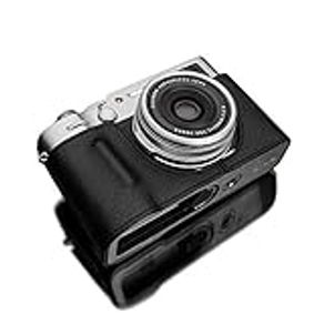 GARIZ HG-X100VBK Genuine Leather Camera Case for FUJIFILM X100V, Black