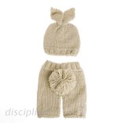 DISCI Newborn Baby Girl Boy Rabbit Crochet Knit Costume Prop Outfits Photo Photography