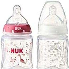 NUK Premium Choice PP Bottle with Silicone Teat, Medium, 2 count
