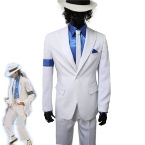 How Is Michael Jacksonmichael Jackson Cosplay Costume - Smooth Criminal  Suit With Accessories