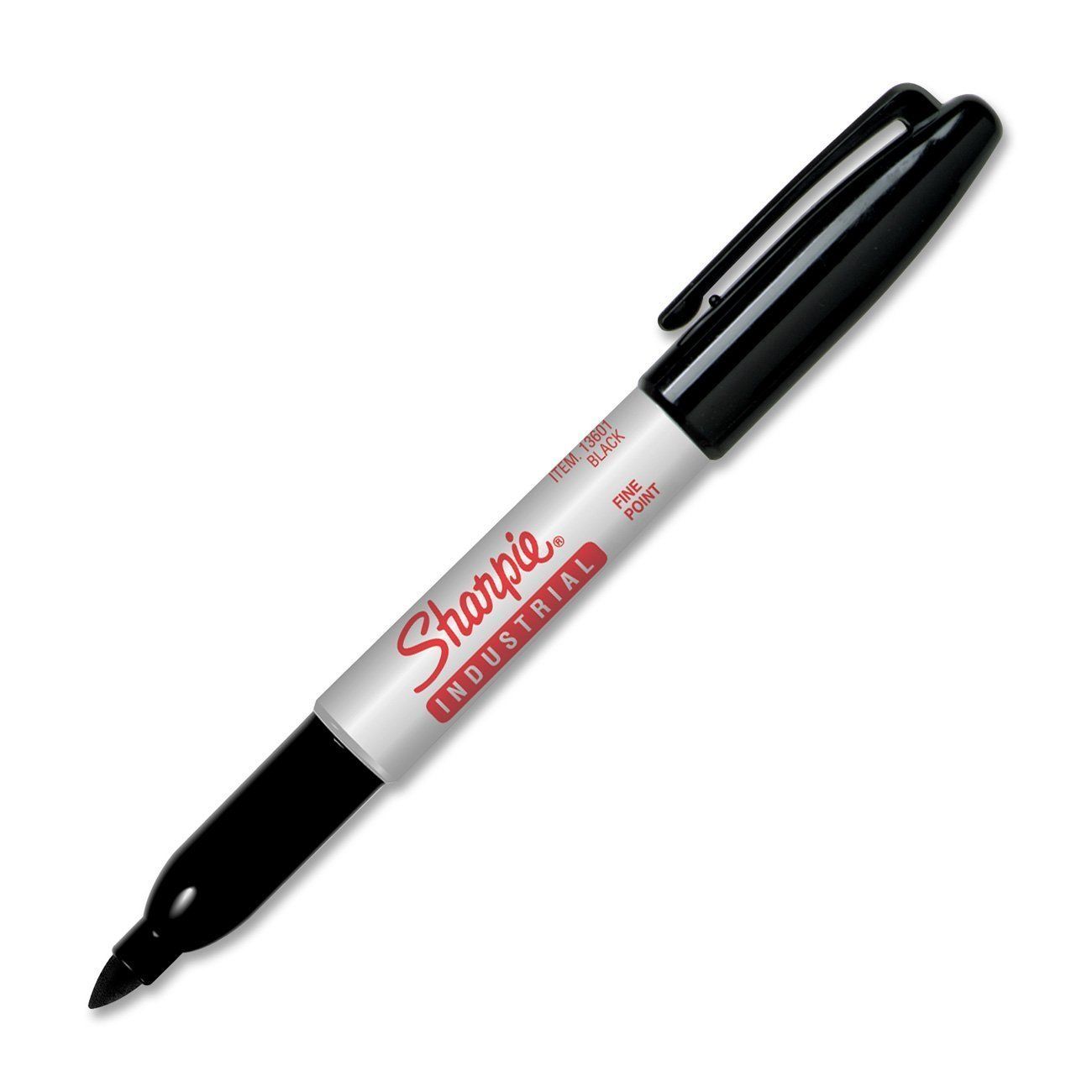 Multi-purpose Thick Black Markers Black Permanent Markers Works On