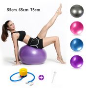 Home Fitness Yoga Balls Gym Balance Exercise Fitball Pilates Workout Massage Ball Anti-Pressure Explosion-Proof Balls With Pump