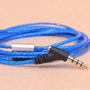 diy earphone wire headphone cable with mic Fully compatible 18core OFC wire
