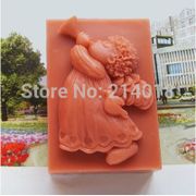 Trumpeter Shape Handmade Soap Mold Candle Molds Silicon Mould Chocolate Candy Moulds Form Of Cake Aroma Stone Moulds DIY Hot 3D