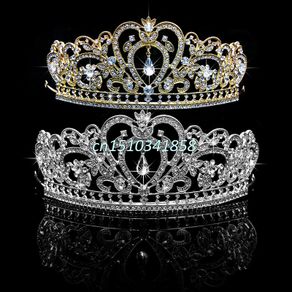 Wedding Bridal Princess Rhinestone Tiara Crown Headband Women Hair Accessories #Y51#