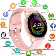 LIGE Fashion Sports Smart Watch Women Men Fitness tracker Heart rate monitor Blood pressure function smartwatch man For iPhone