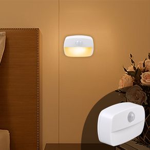 LED Night Light With PIR Motion Sensor Light Wall Plug in Night