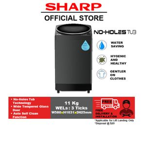 SHARP Washing Machine ES-W110DS-S