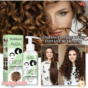 ROSE Hair Curly Cream Improve Hair Dryness Nourish Moisturize Curl Defining Cream