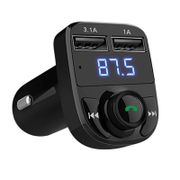 FM Transmitter Modulator Handsfree Bluetooth-compatible Car Kit Car Audio MP3 Player With 3.1A Fast Charge Dual USB Car Charger