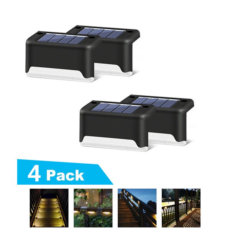 led solar deck step lights