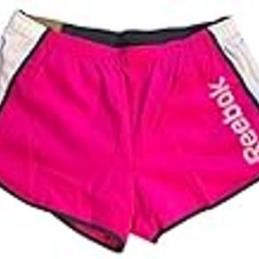 Reebok Women's Performance Sport Shorts, Relaxed Fit (Pink Glo, Medium, M)