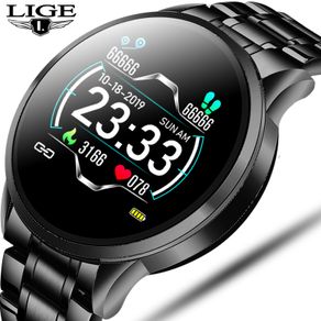 LIGE Smart Watch Men IP68 Waterproof Reloj Hombre Mode SmartWatch With ECG PPG Blood Pressure Heart Rate sports fitness watches