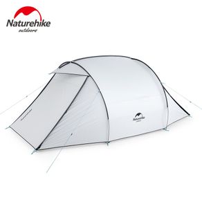 Naturehike Camping Tent Two-way Door Large Hall 3 People Family Tent Sunscreen Waterproof Outdoor Family Travel Camping Hiking