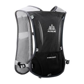 AONIJIE 5L Outdoor Running Bag Marathon Hydration Backpack Lightweight Hiking Vest Bag
