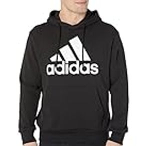 adidas Men's Standard Essentials French Terry Big Logo Hoodie, Black, Small