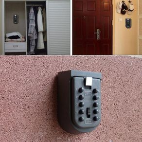 1pc Key Lock Box, Wall Mounted Lock Box, Outdoor Combination Key