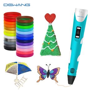 DEWANG 3D Printing Pen 3D Drawing Pen PLA/ABS Filament 3D Printer