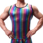 Men Tank Tops Tight Sexy Undershirt Bodybuilding Fitness Male Singlets  Shirts Clothes Muscle Sleeveless Vest