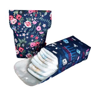 Baby Organizer Waterproof Baby Diaper Bag Multifunctional Diaper Organizer Wet Bag Portable Nappy Bag Big Capacity 5 Colors