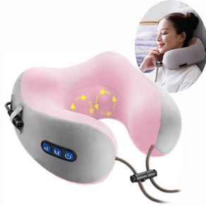 ❂Massage-Pillow Shoulder-Cervical-Massager Relaxing Portable U-Shaped Home Neck Multifunctional