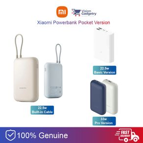 Xiaomi Mi PowerBank 10000mAh 22.5W Lite - P16ZM Type-C USB-C Input & Output Power  Bank