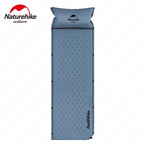 Naturehike Camping Sleeping Mat With Pillow Inflatable Tent Sleeping Pad Outdoor Foldable Portable Splicing Mat Picnic Camping